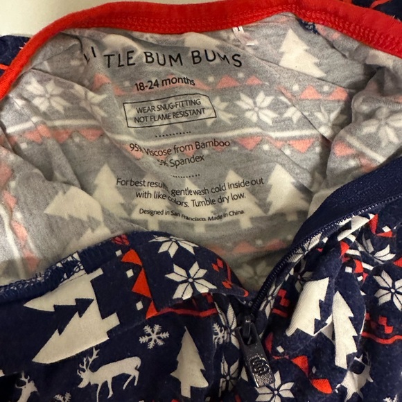 Deer Santa Romper Pajamas - Picture 5 of 5